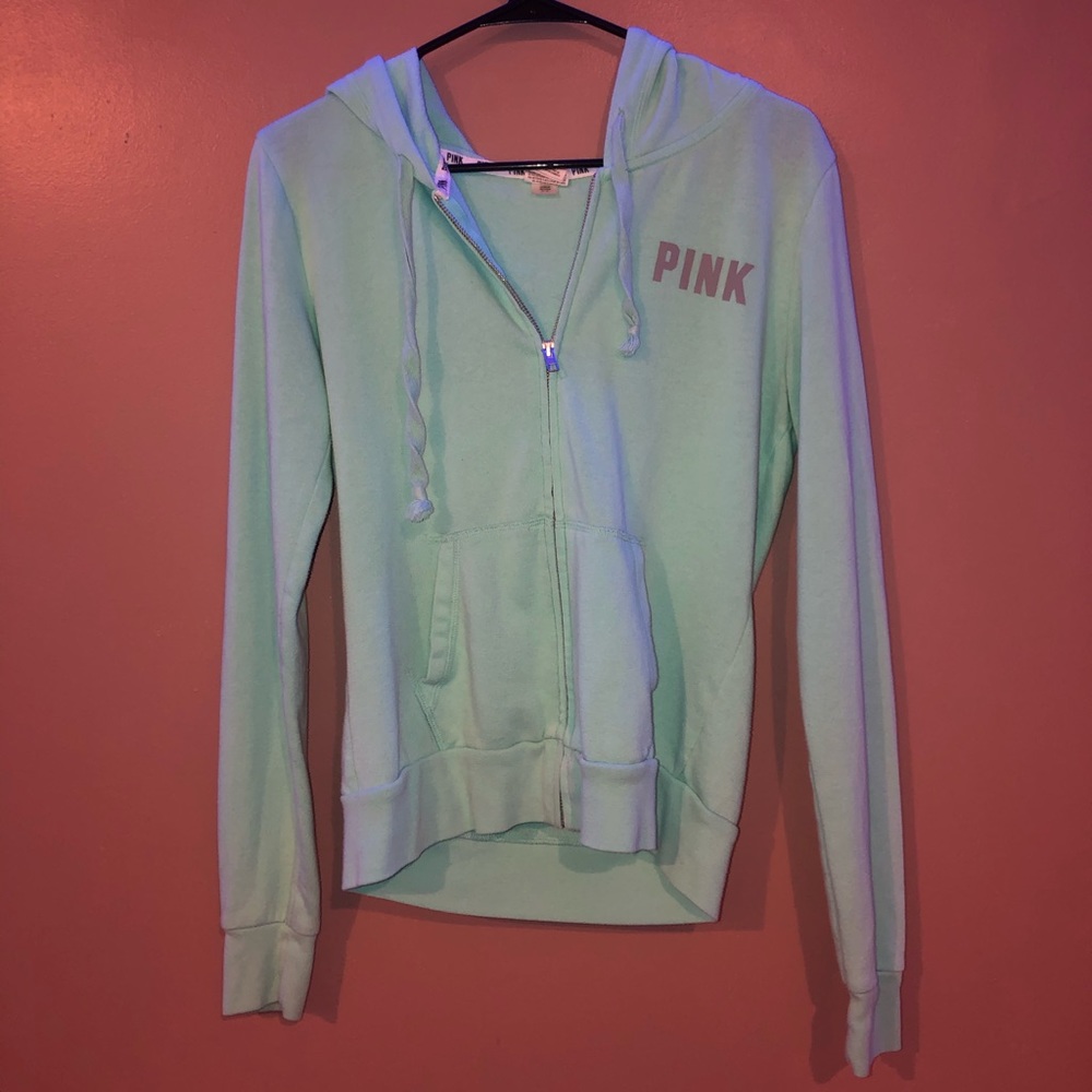 Teal Pink Zip-Up